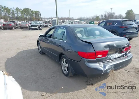 2005 Honda Accord Ex from USA, damaged, VIN 1HGCM56745A035808